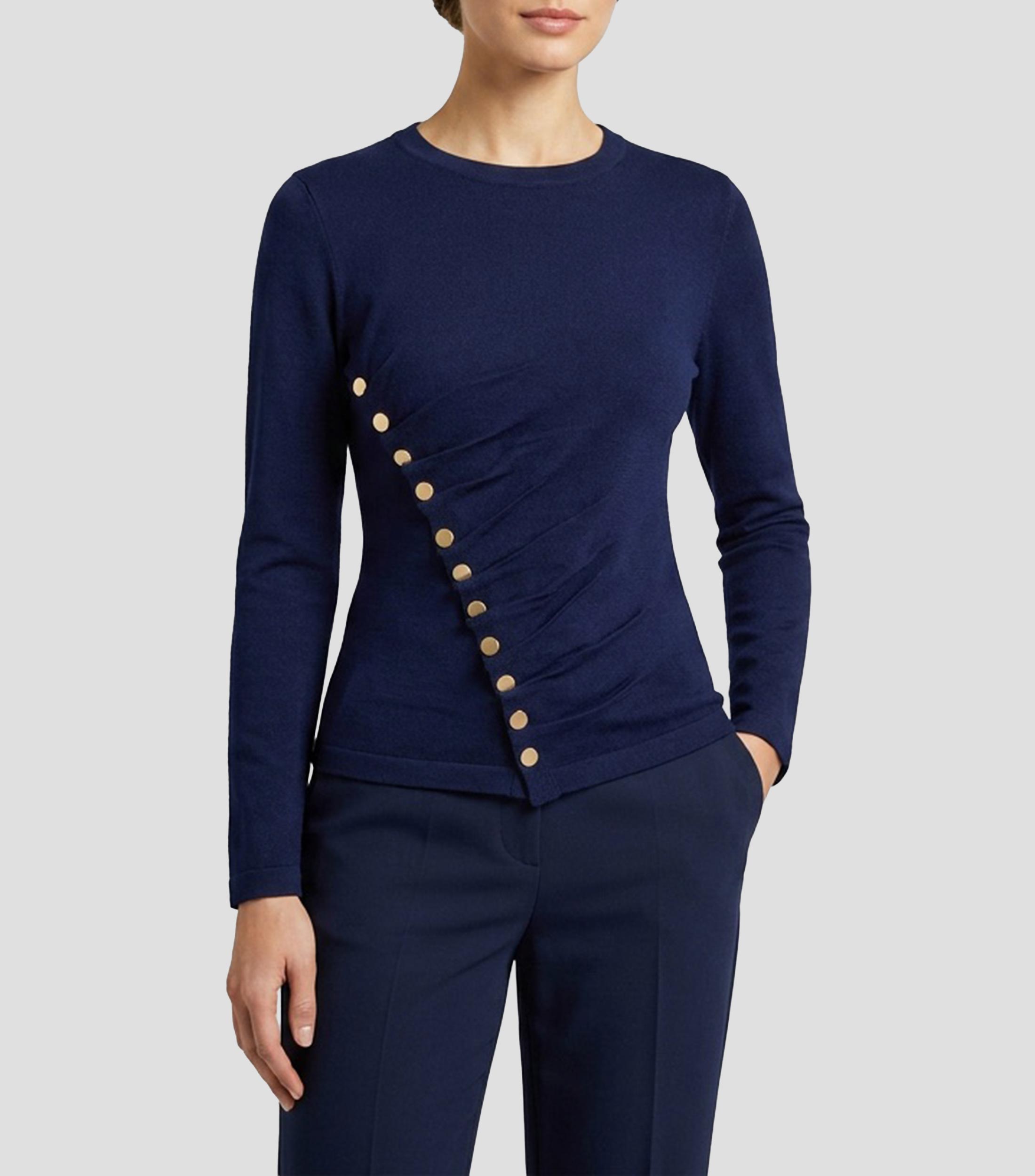 Suéter cuello redondo Mujer